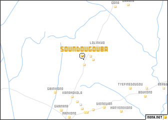 map of Soundougouba