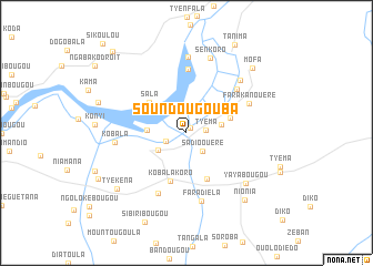 map of Soundougouba