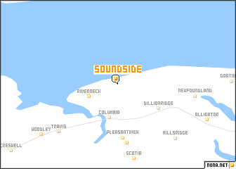 map of Soundside