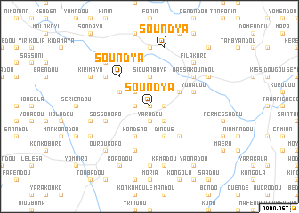 map of Soundya