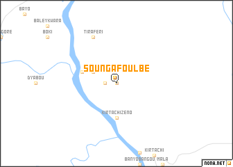 map of Sounga Foulbé