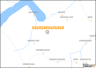 map of Soungaroundaga