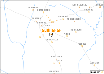map of Soungasa