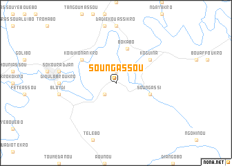 map of Soungassou