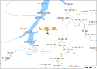 map of Soŭng-gol