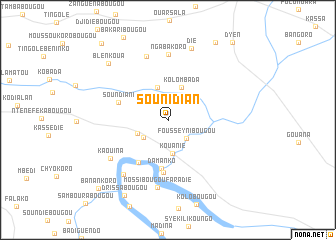map of Sounidian