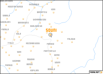 map of Souni