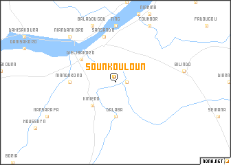 map of Sounkouloun