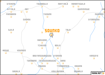 map of Sounko