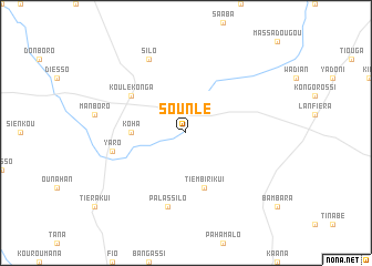 map of Sounlé