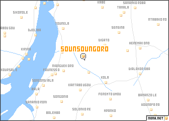 map of Sounsoungoro