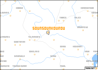 map of Sounsounkourou