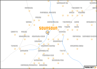 map of Soun Soun