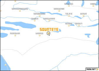 map of Sountèye