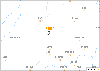 map of Soun