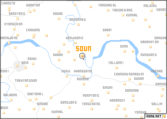 map of Sŏun