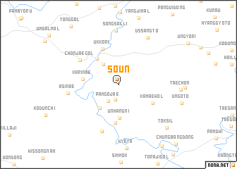 map of Sŏun