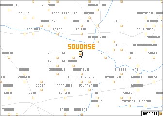 map of Souomsé