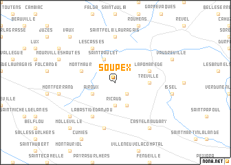 map of Soupex