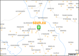 map of Soupleu