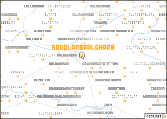 map of Souq Larbʼa al Gharb