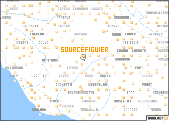 map of Source Figuier