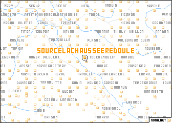 map of Source La Chaussée Redoule