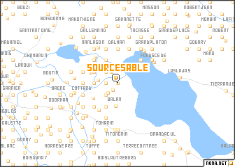 map of Source Sable