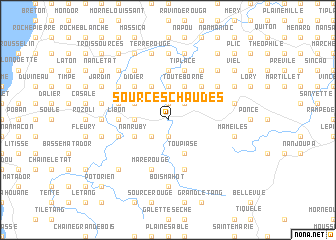 map of Sources Chaudes