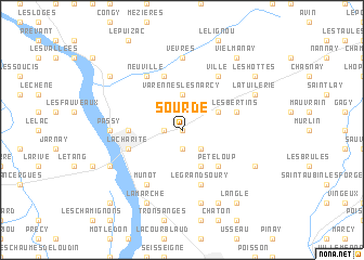 map of Sourde