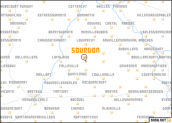 map of Sourdon