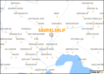 map of Souriél Salif