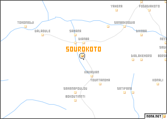 map of Sourokoto