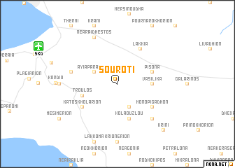 map of Sourotí