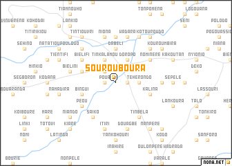 map of Sourouboura