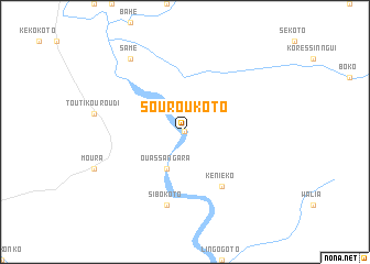 map of Souroukoto