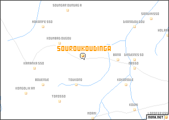 map of Souroukoudinga