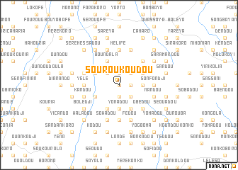 map of Souroukoudou