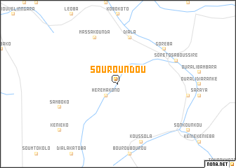 map of Souroundou