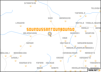 map of Souroussan Tounboundo