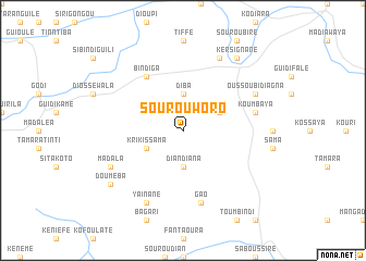 map of Sourou Woro