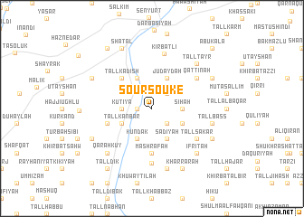 map of Soursouké