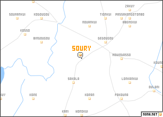 map of Soury