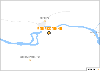 map of Souskanikha