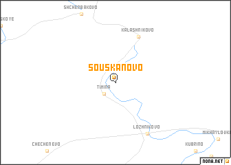 map of Souskanovo