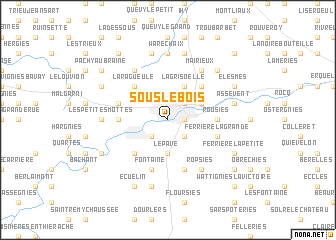 map of Sous-le-Bois