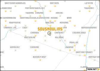 map of Sousmoulins