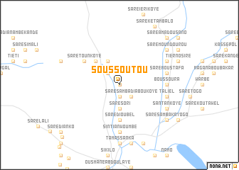 map of Soussoutou