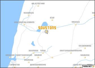 map of Soustons