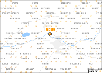 map of Souš